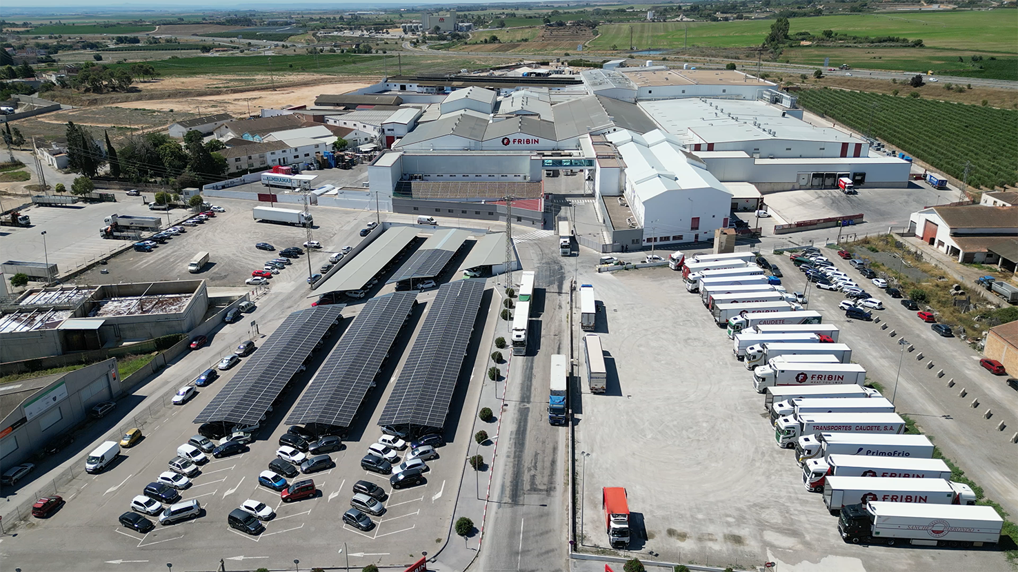 Instalaciones de Fribin Foods, eb Binéfar