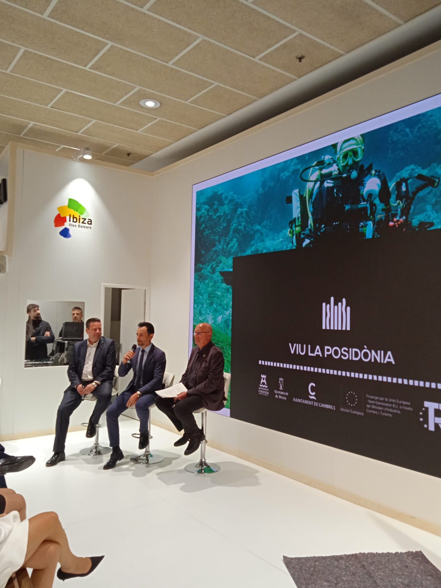 Presentación del proyecto &#039;Viu la posidònia&#039;, en el que están implicados los Ayuntamientos de Dénia, Eivissa y Cambrils.