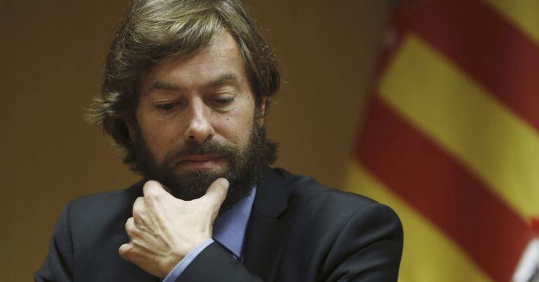 El juez de la Audiencia Nacional, Santiago Pedraz, durante la presentación de un documento sobre el trabajo judicial contra la corrupción