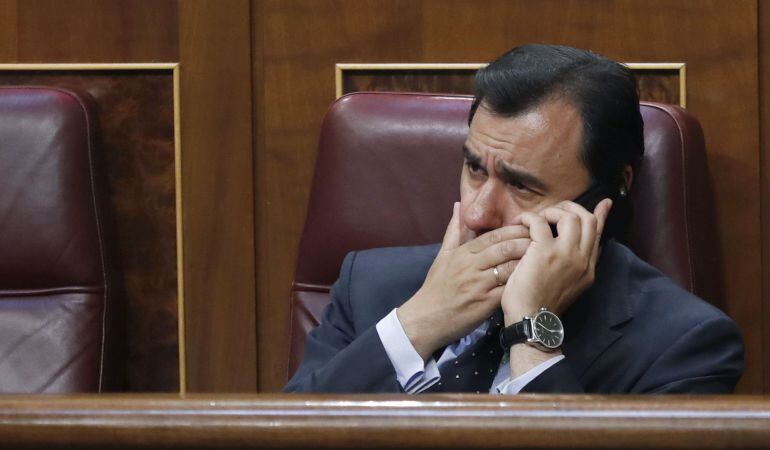 El diputado del PP Fernando Martínez-Maíllo durante un pleno del Congreso