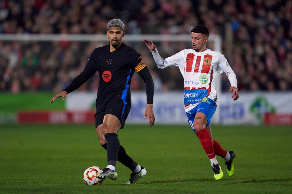 La vuelta de Ronal Araújo en el Barbastro-FC Barcelona.