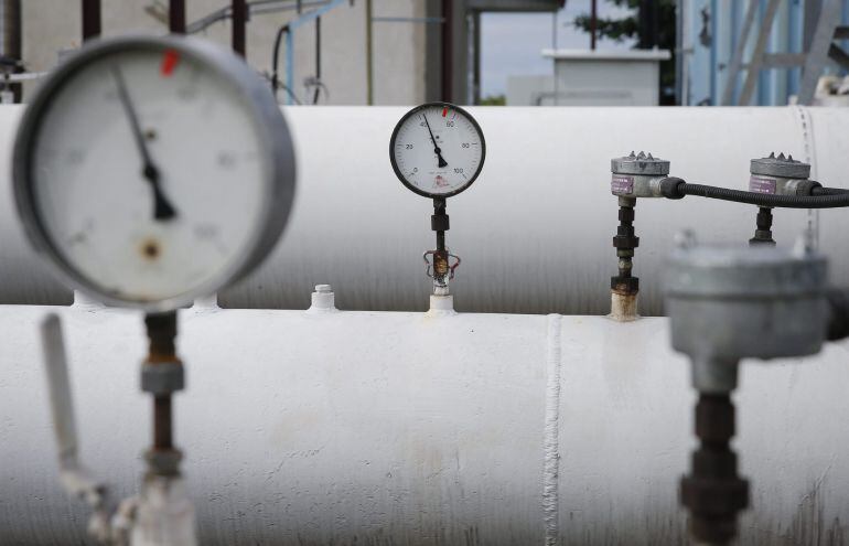 Vista de unos medidores en una central de gas, una de las fuentes de energía más utilizadas en los hogares españoles.