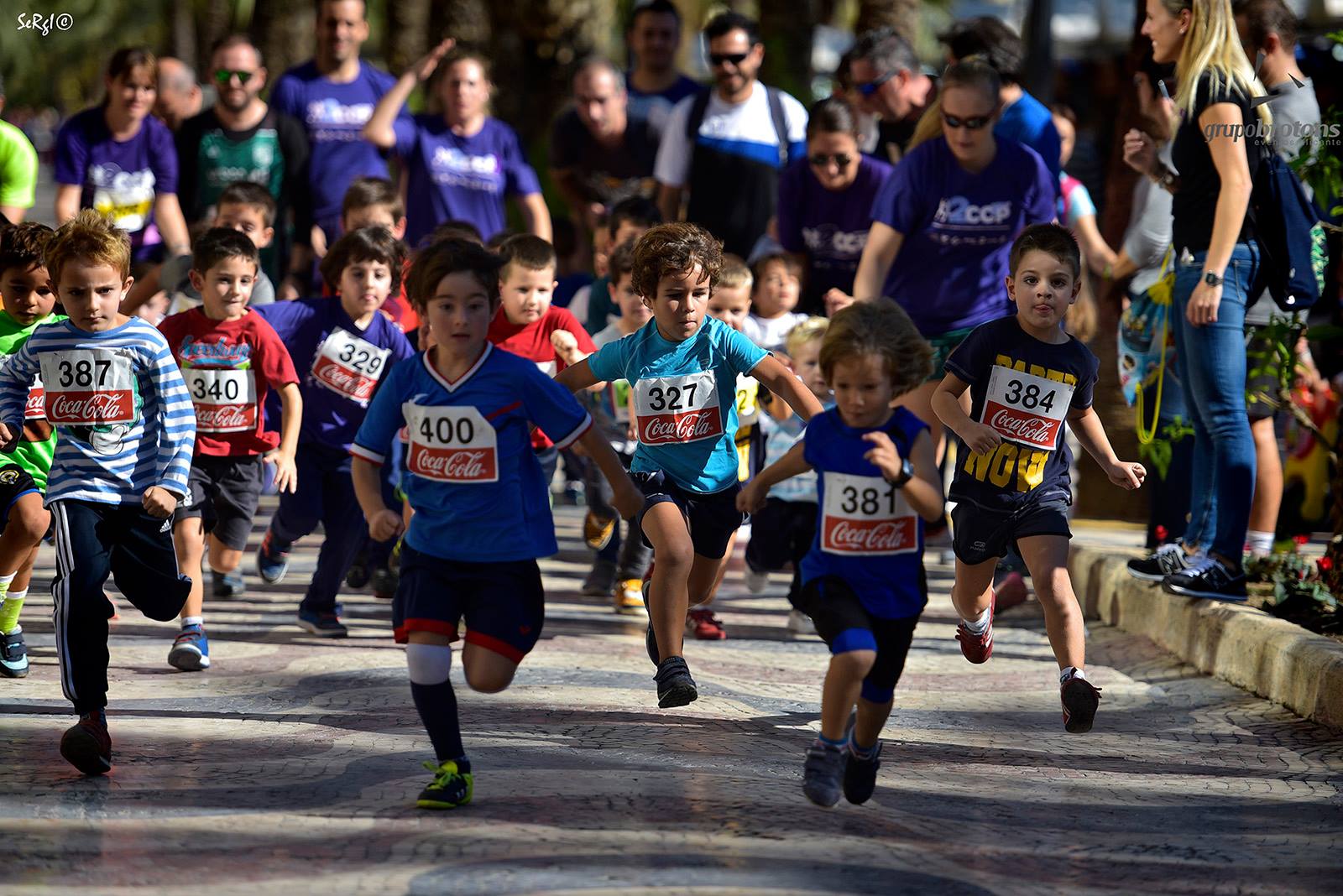 Carrera de las Ciudades Contra el Cáncer de Páncreas (Imágenes de archivo)