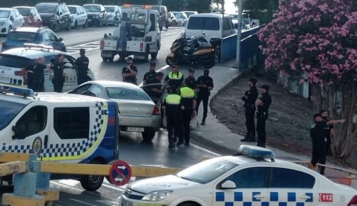 Un momento del suceso