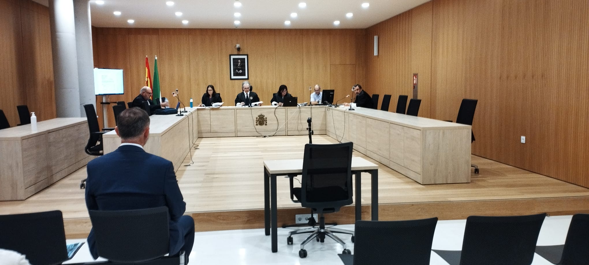 El exconcejal de Infraestructuras del Ayuntamiento de Córdoba, David Dorado, al inicio del juicio.