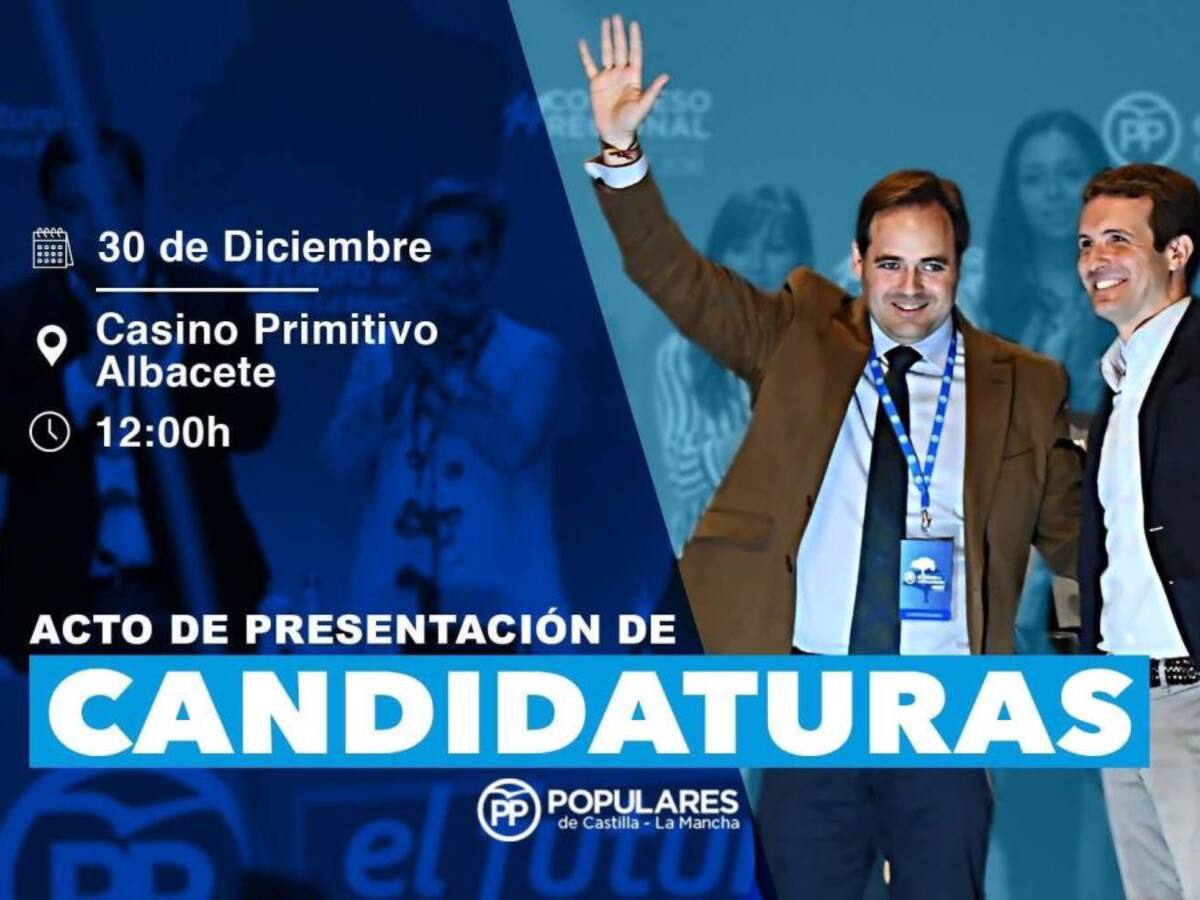 El candidato del PP a la Alcaldía de Cuenca no se conocerá hasta el 30 de diciembre