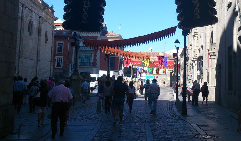 Acceso a la plaza de la Catedral