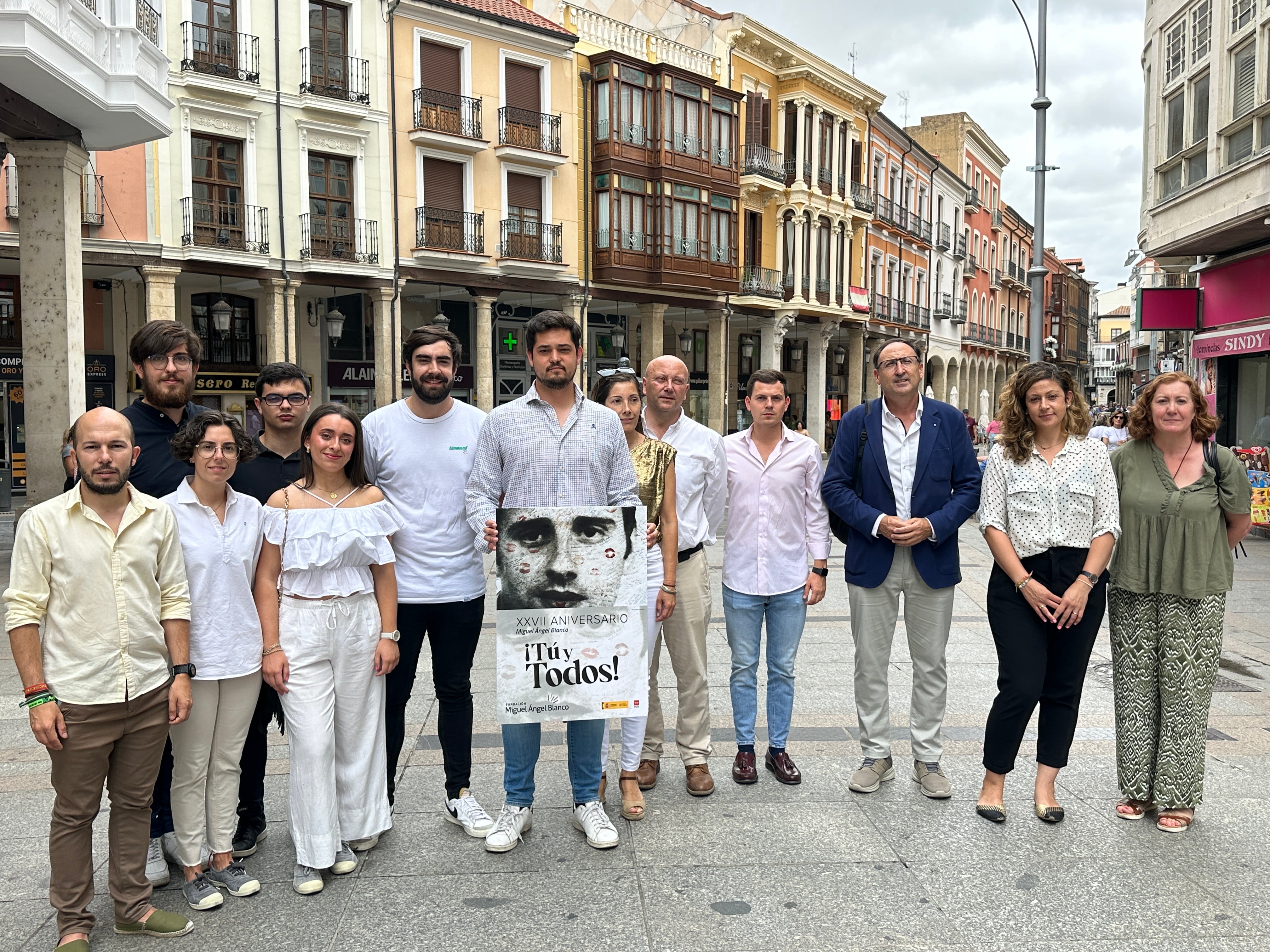 NNGG Palencia rinde homenaje a la memoria de Miguel Ángel Blanco