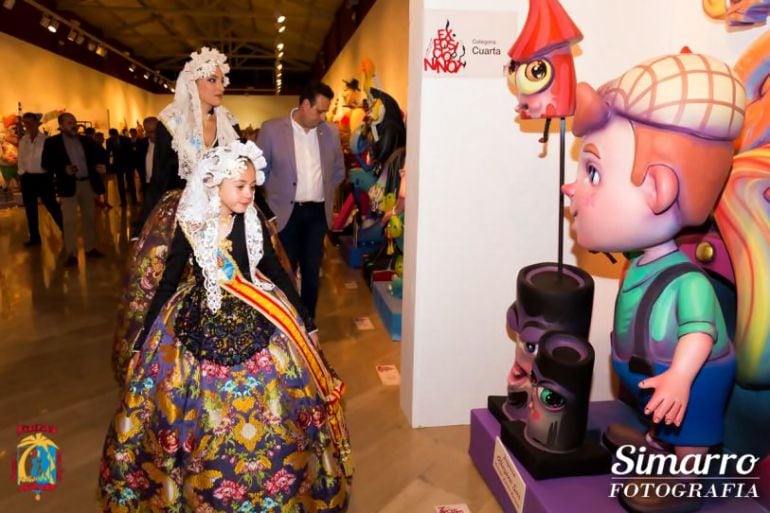 Aleida González, Bellea del Foc, y Andrea del Caño, Bellea del Foc infantil