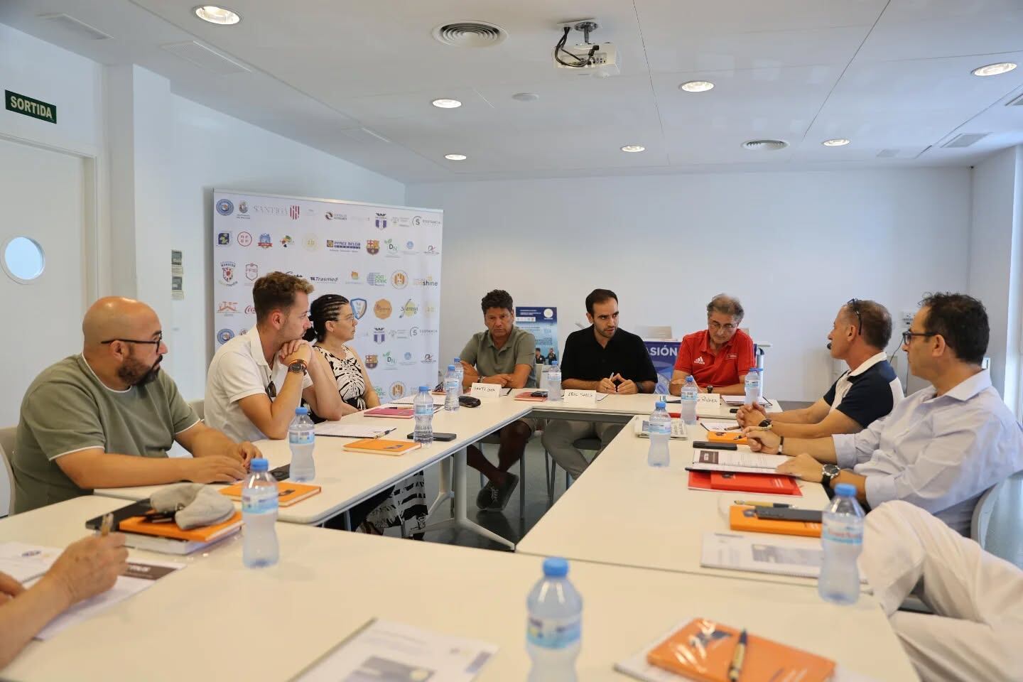 Taula rodona del FS Atlético Mercadal celebrada el passat 1 d'agost