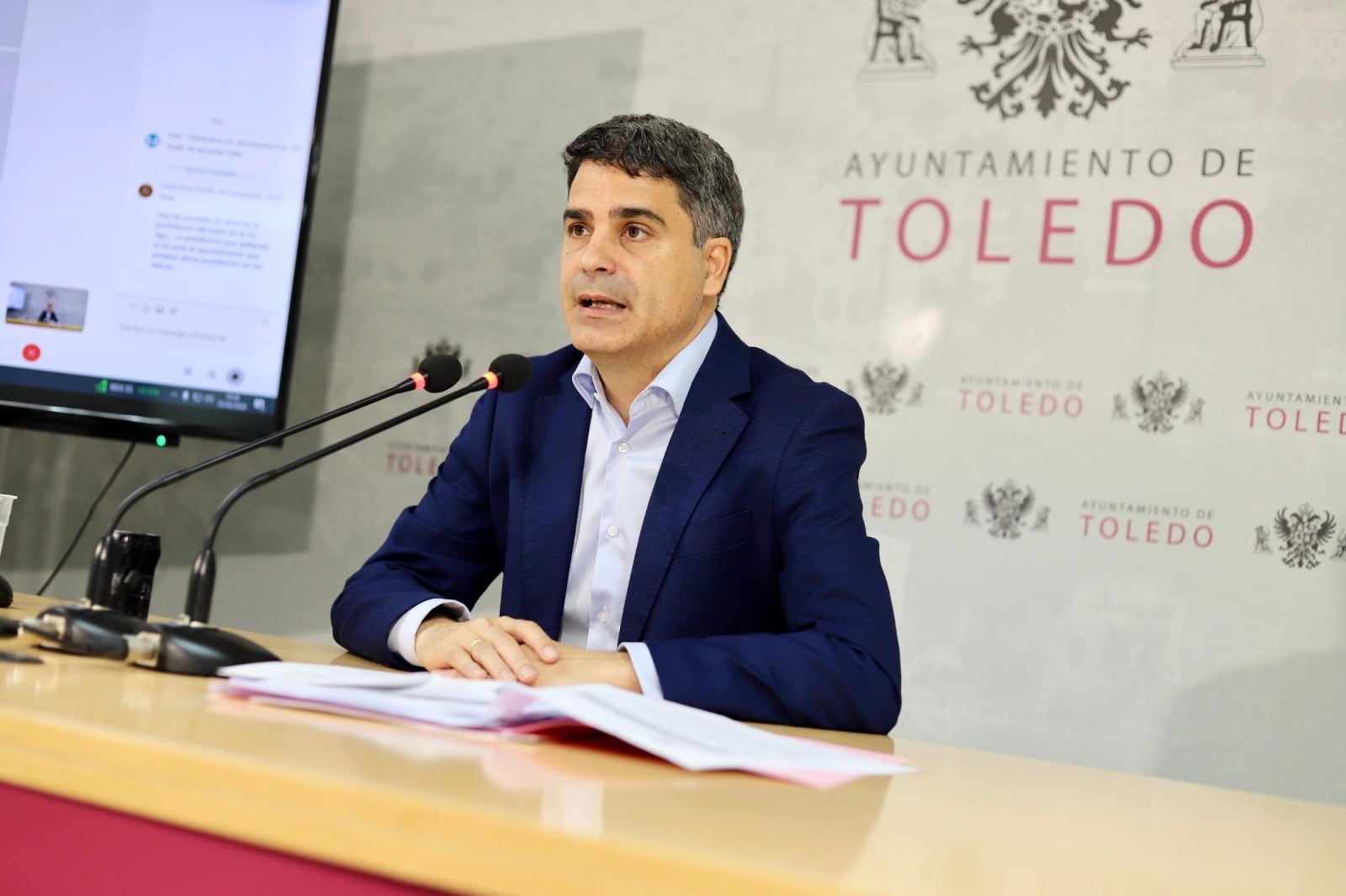 El portavoz del ayuntamiento de Toledo, Juanjo Alcalde