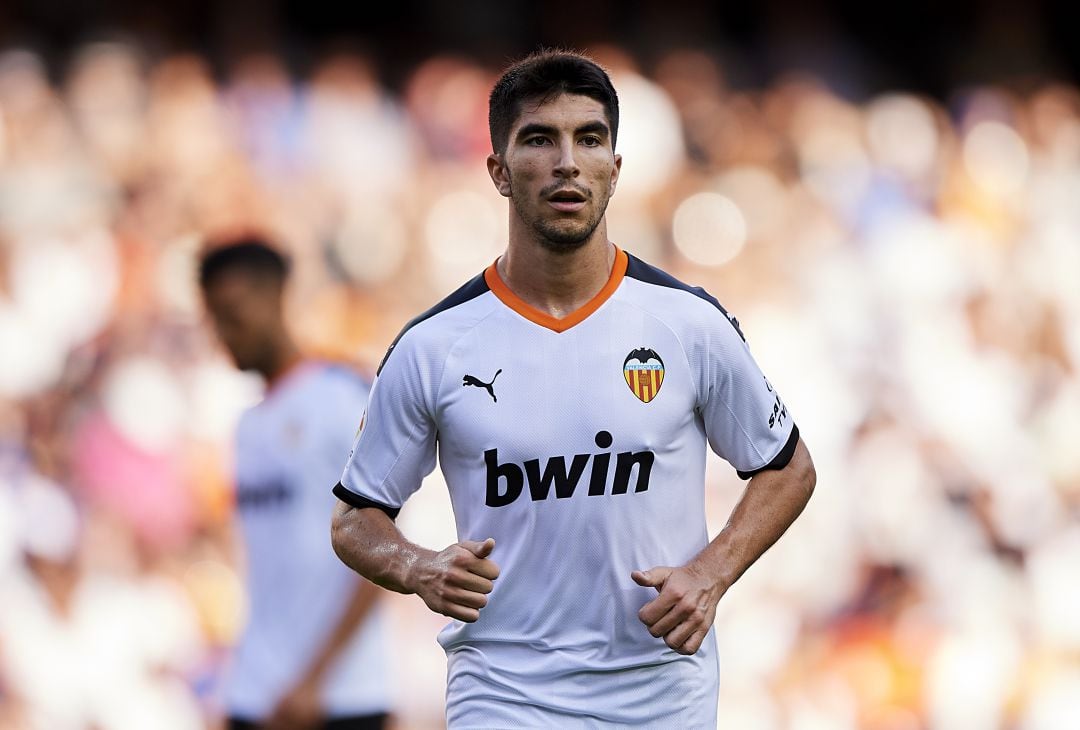 Carlos Soler, con el Valencia