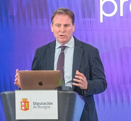 Borja Suárez, presidente de la Diputación Provincial del Burgos