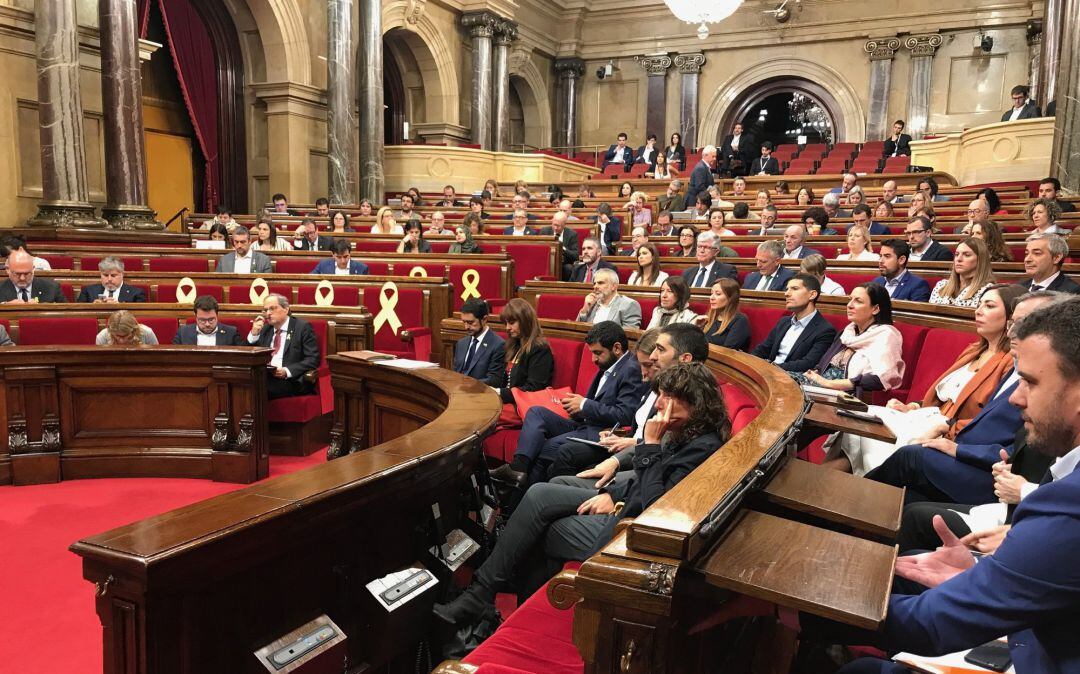 Vista del Parlament de Cataluña.