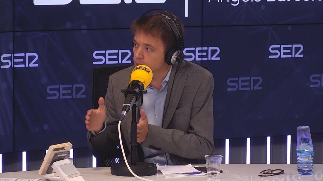 Íñigo Errejón en los estudios de la SER en una imagen de archivo