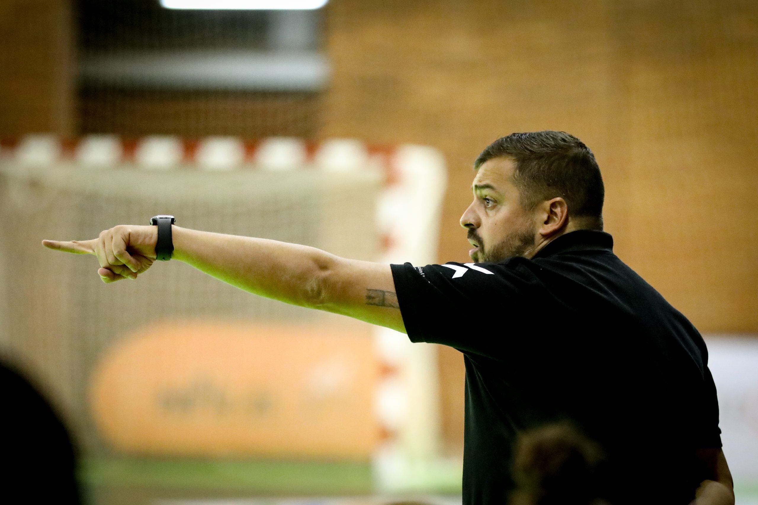 Suso Gallardo en el Pabellón de Carranque