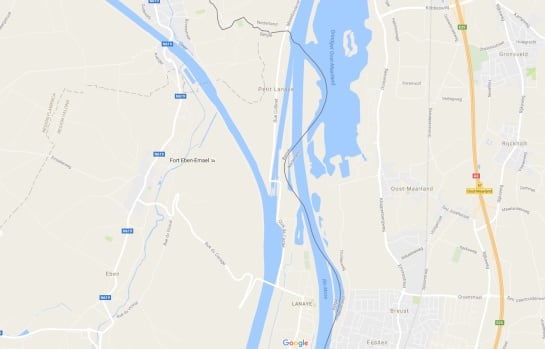 Frontera sobre el río Mosa entre las ciudad belga de Visé y las neerlandesas de Eijsden-Margraten y Maastricht.