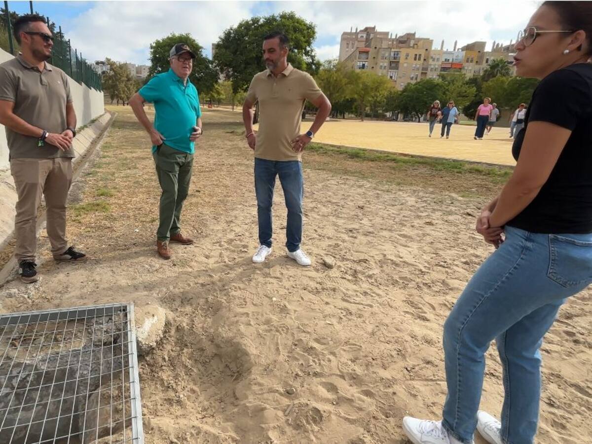 El PSOE califica de “chapuza” las obras de remodelación del parque de La Cartuja