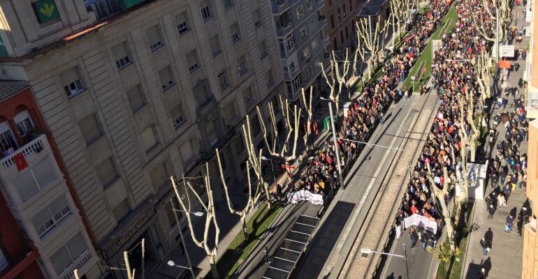 Última manifestación de 'Jaén Merece Más' el pasado 17 de diciembre.