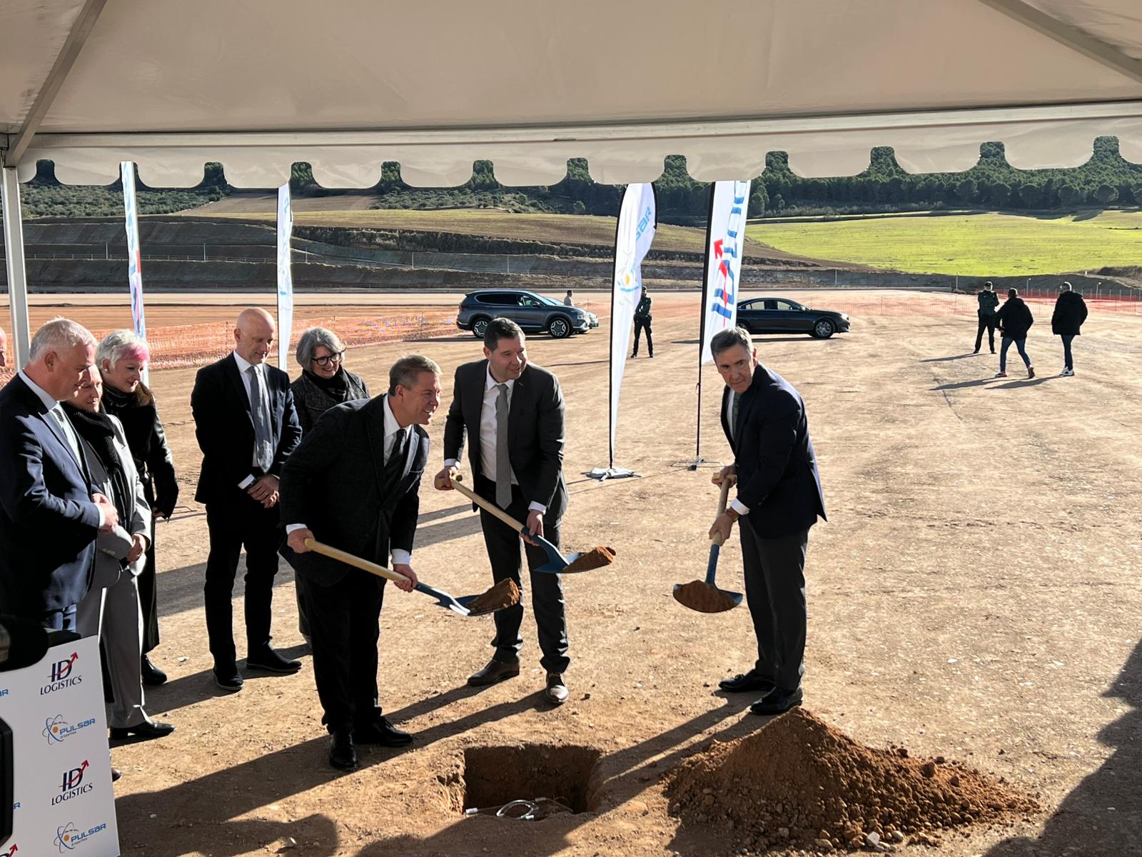 Primera piedra ID Logistics Tórtola de Henares