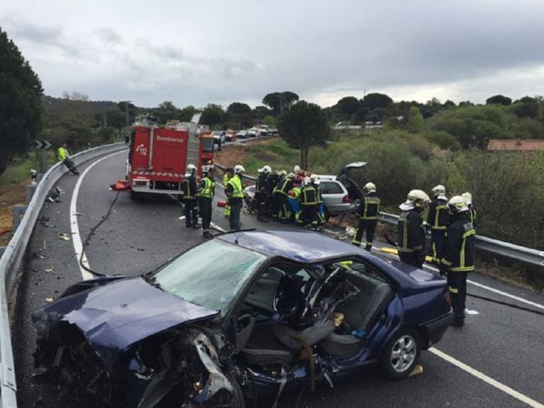 Accidente de tráfico en la M-501