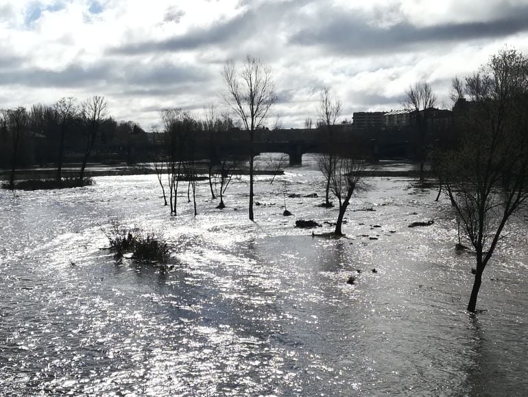 El río Tormes, a su paso por Salamanca.