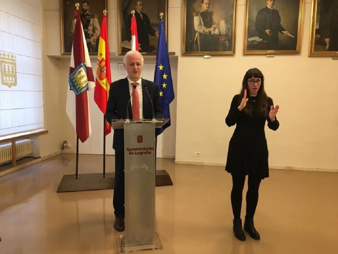 Imagen de archivo del alcalde de Logroño, Pablo Hermoso de Mendoza.