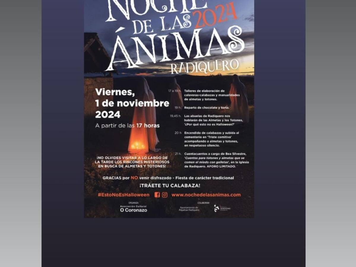 Radiquero celebra la noche de las ánimas, con tradiciones altoaragonesas, calabazas-calaveras y ‘almetas’ y ‘totones’