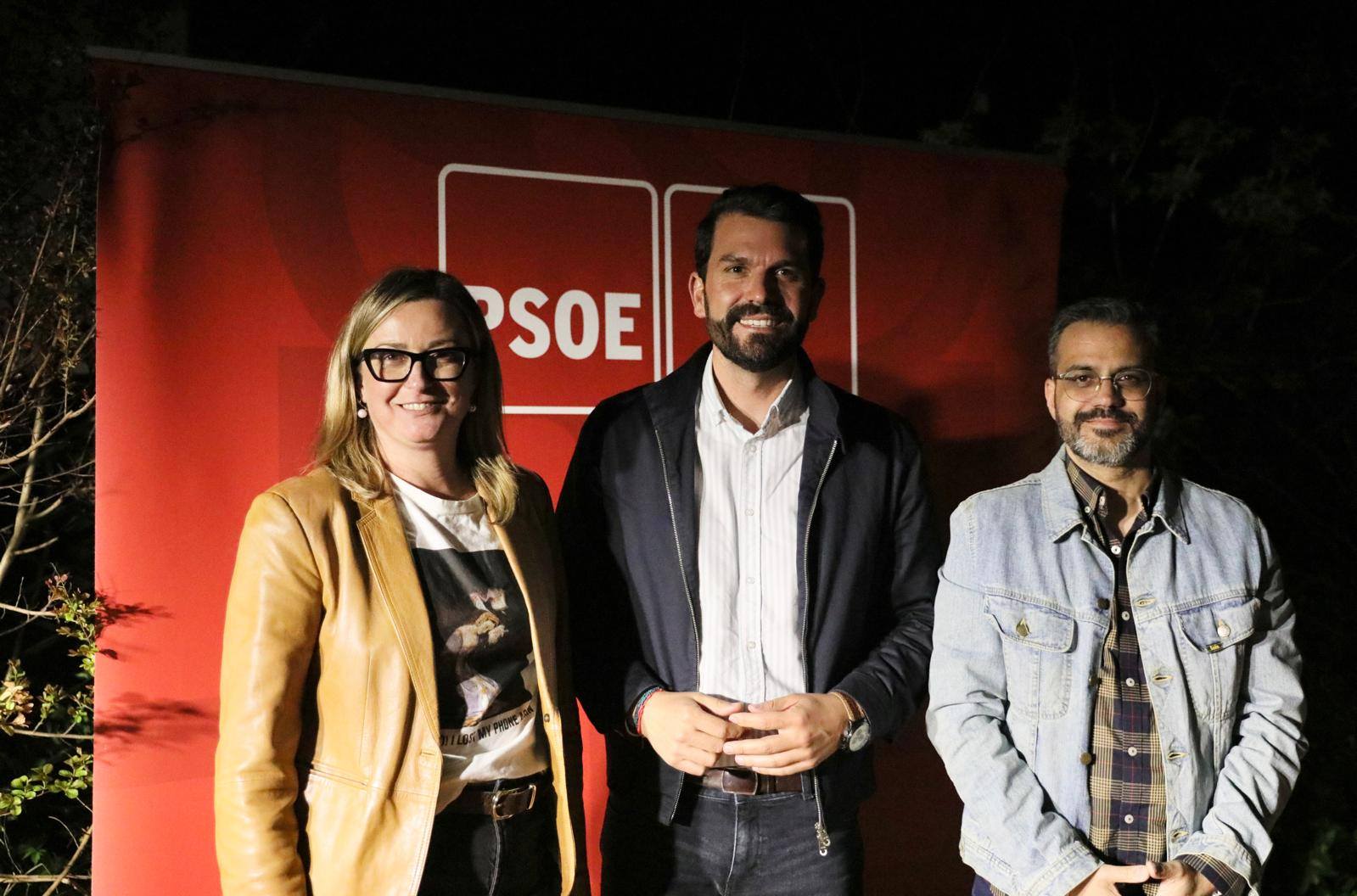 Blanca Martín, Álvaro Sánchez Cotrina y Manuel José González