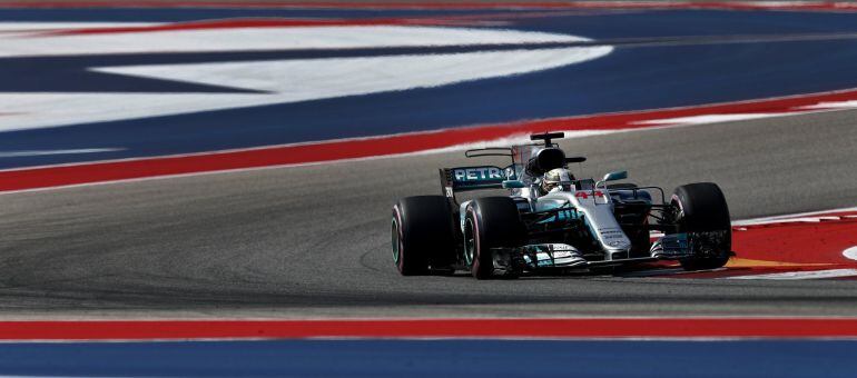 Lewis Hamilton, durante el Gran Premio de Estados Unidos