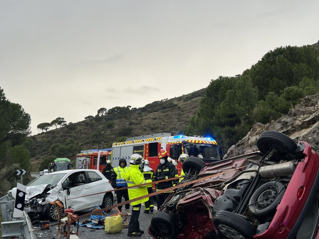 Accidente en la M-501