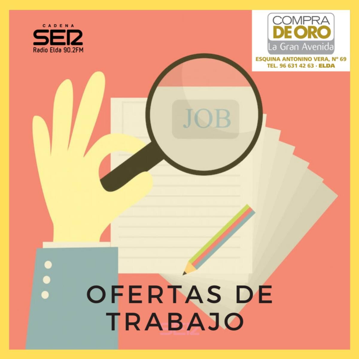 Ofertas de trabajo de Elda y comarca...(17/06/2021)