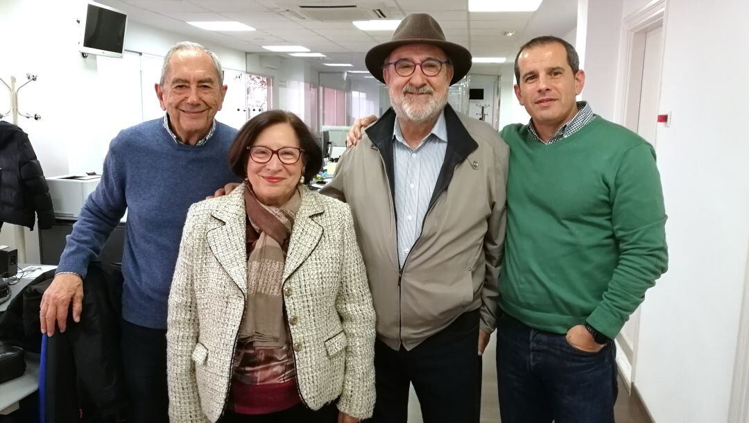 Cecilio Nieto, Lola Mollá, Luis Jurado y Carlos Arcaya