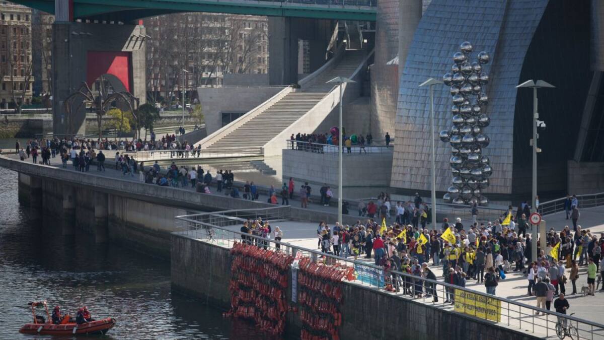 Leire Kortazar: "He encontrado un foco de contaminación en el Nervión de algún vertido procedente del río Galindo"