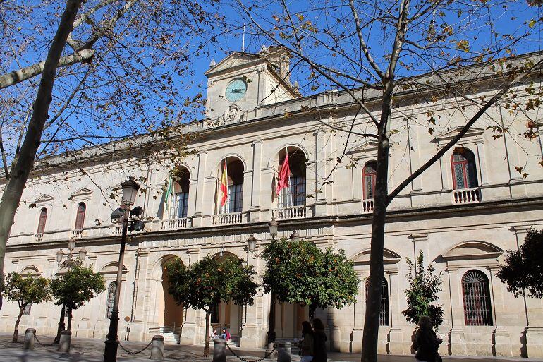 Fachada del Ayuntamiento de Sevilla.