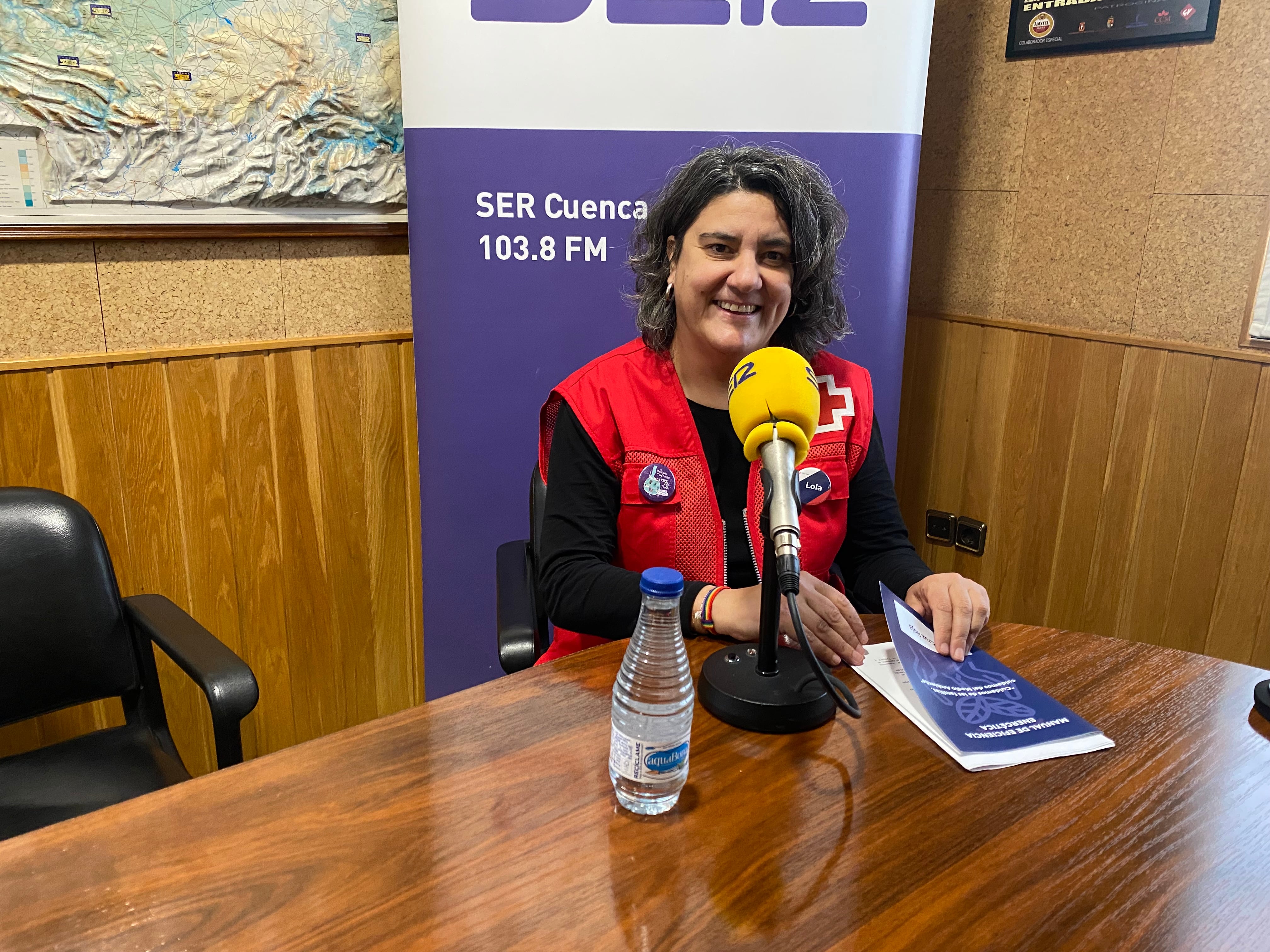 Lola Porras, técnica de Médio Ámbiente de Cruz Roja Cuenca.