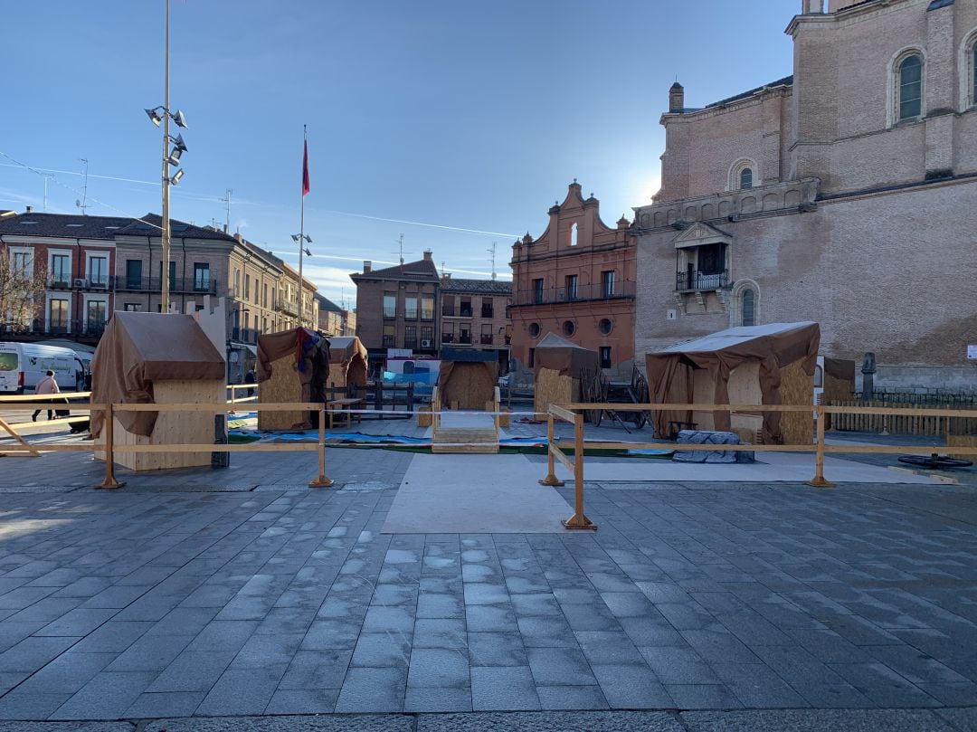 Preparativos del Belén Viviente de Medina del Campo