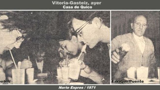 Enrique Puente y sus jóvenes clientes