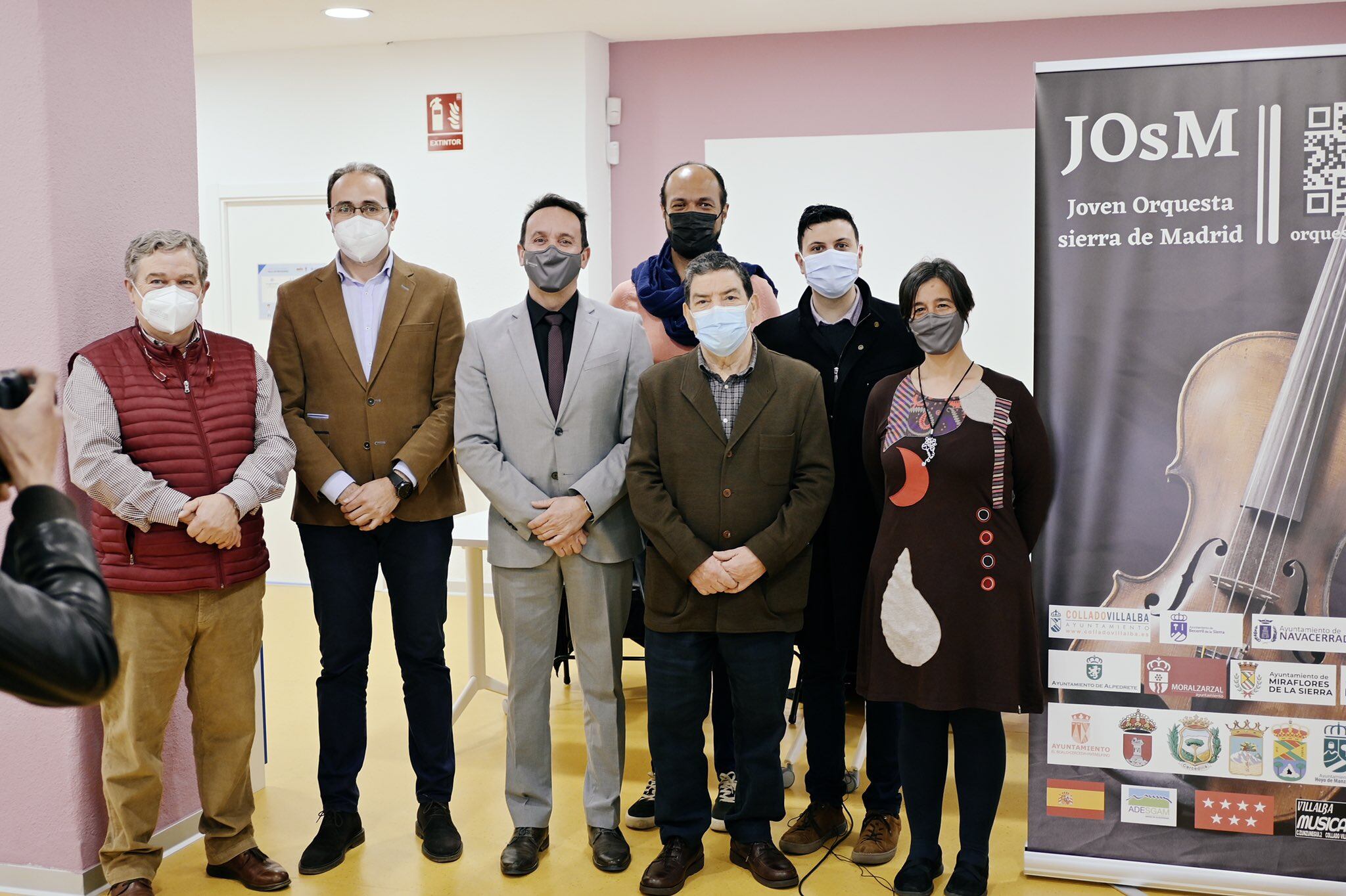 Presentación de la Joven Orquesta sierra de Madrid en la Casa de la Juventud de Moralzarzal