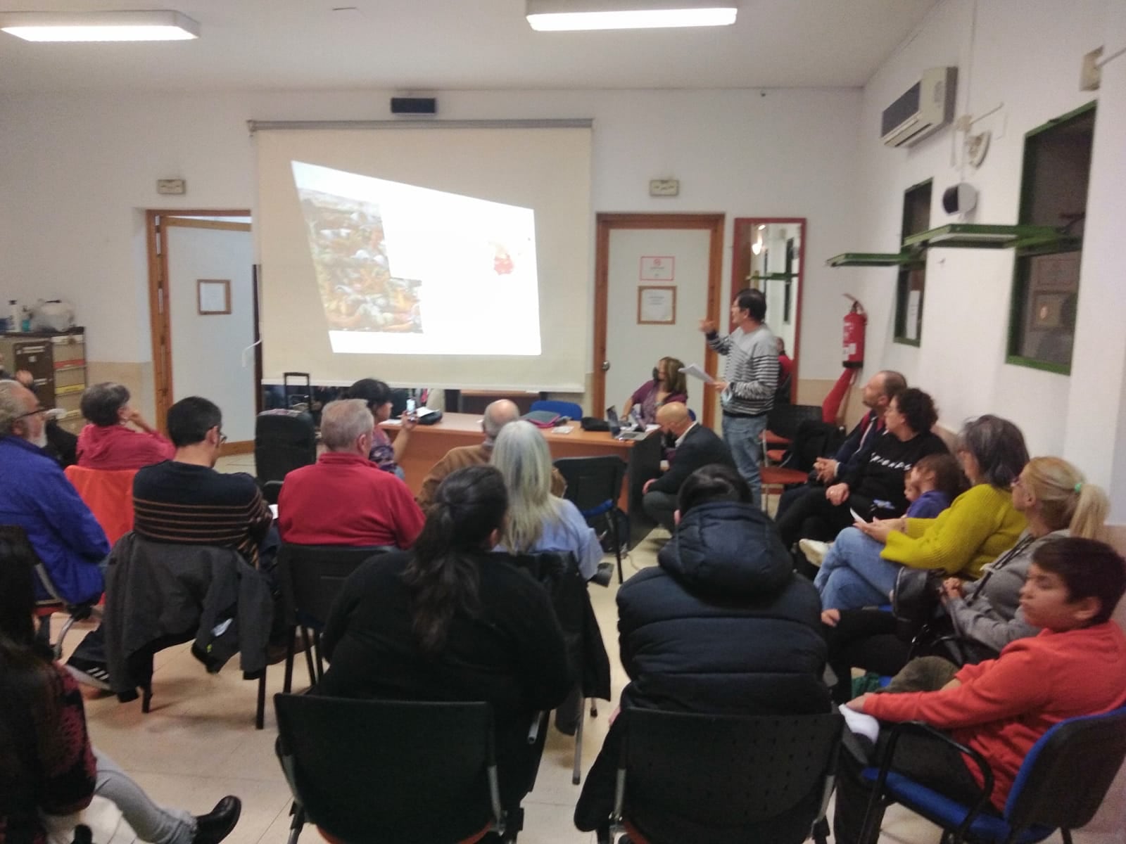 Reunión celebrada en Jaén capital del movimiento &#039;Estrategia 128&#039; donde se integran distintas plataformas