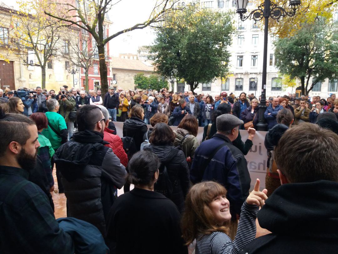 Manifestación en Oviedo contra el cambio de criterio del T. Supremo