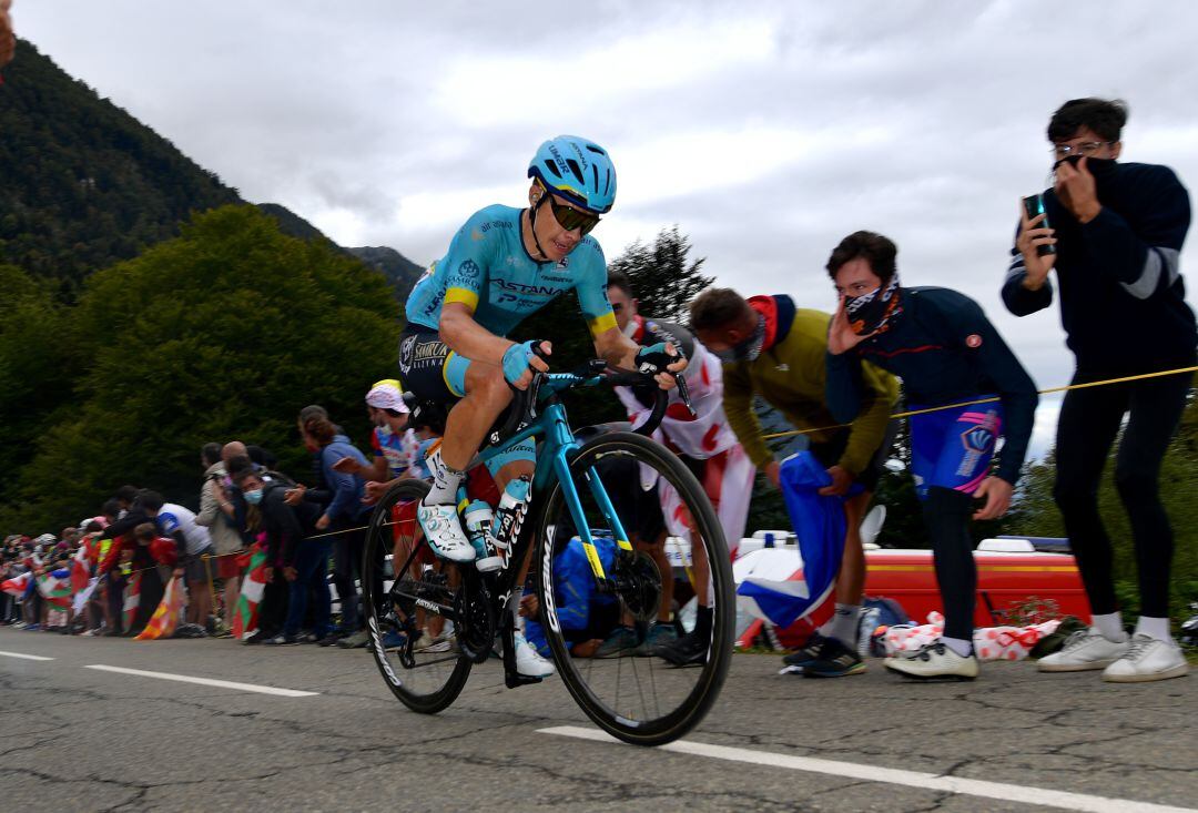 Miguel Ángel López, en el Tour, el pasado septiembre