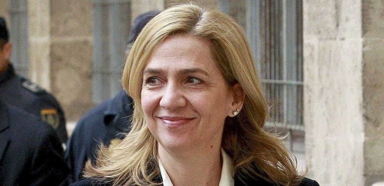 La infanta Cristina tiene que pagar una fianza de 2,7 millones de euros