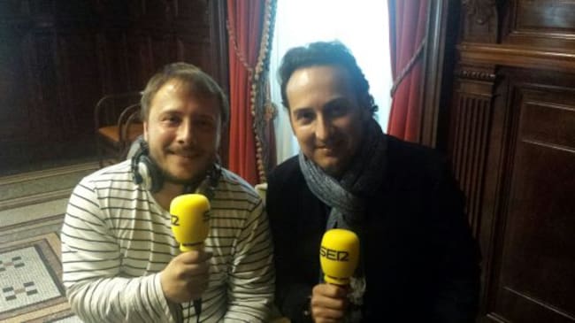Iker Jímenez junto a nuestro compañero Fermín Agustí, también productor de "Milenio 3"