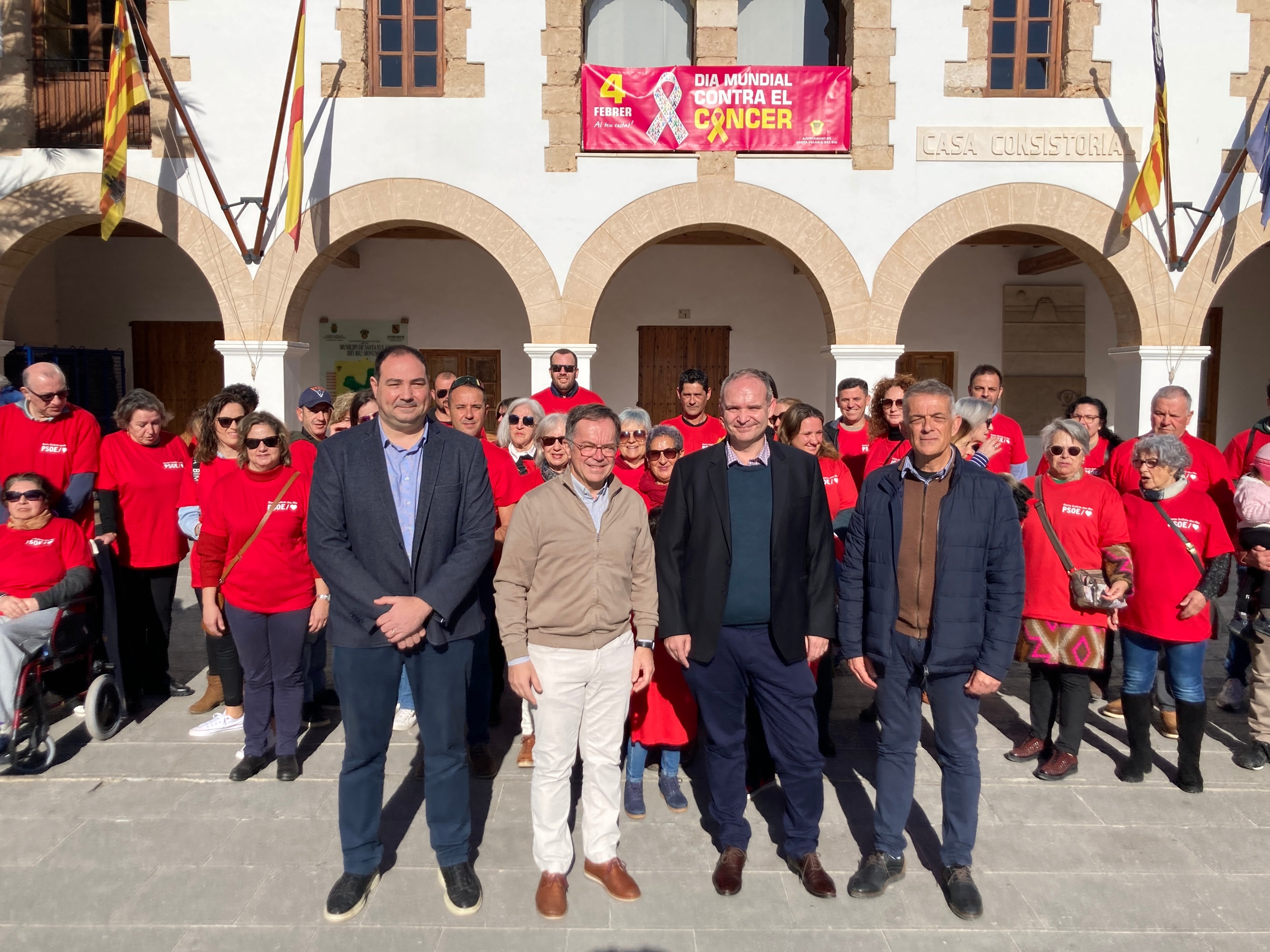 Imagen del acto de los socialistas en Santa Eulària