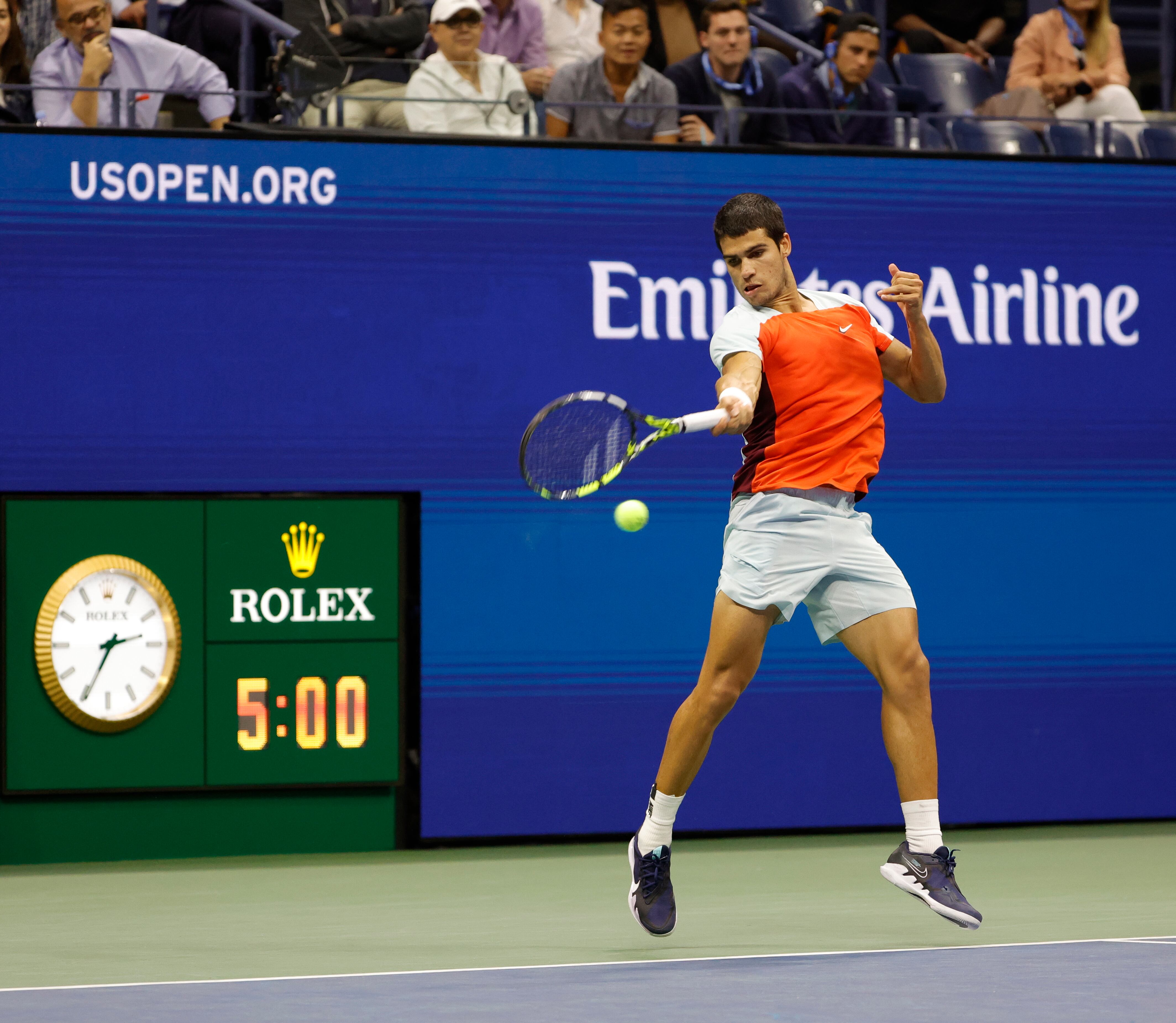 Alcaraz - Tiafoe del US Open, en directo EFE/EPA/JASON SZENES