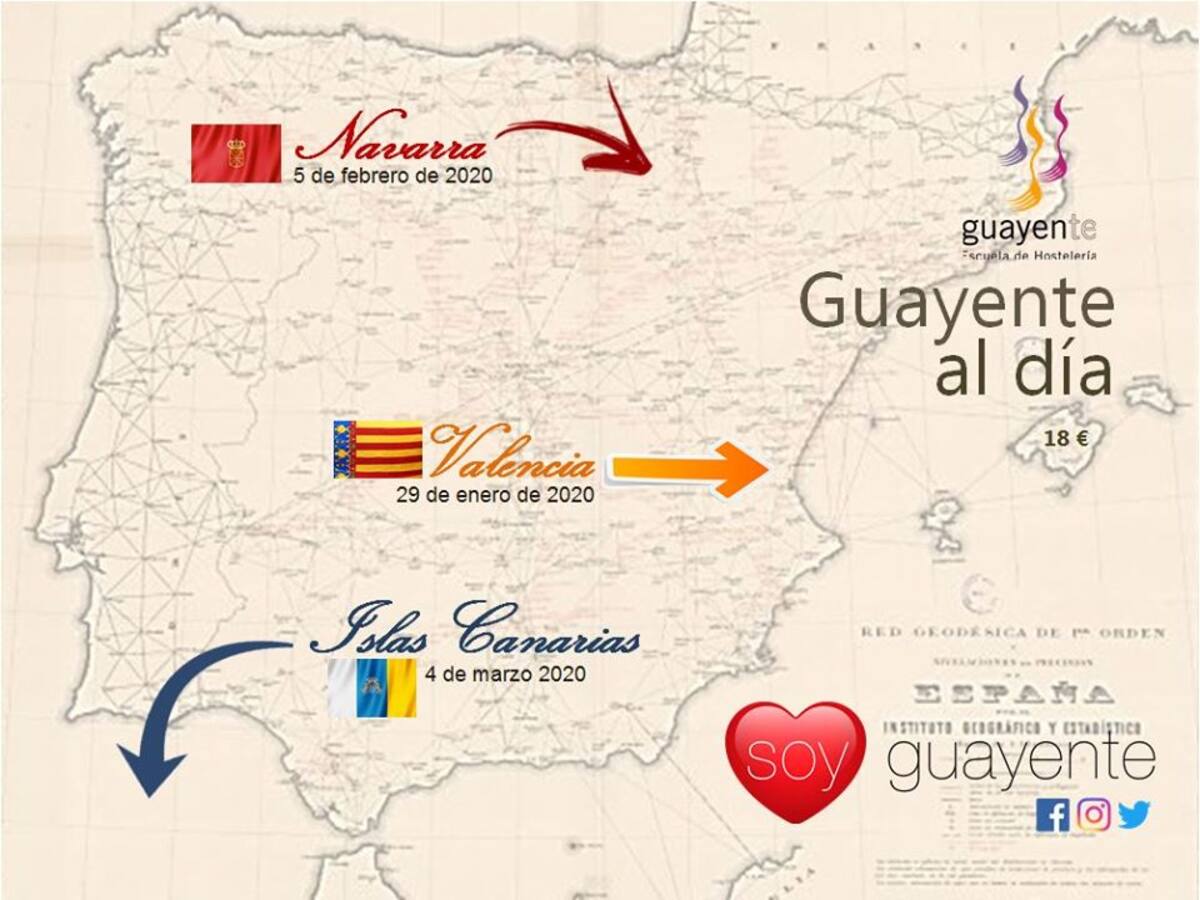 Guayente al Día explora la cocina de Valencia, Navarra y Canarias