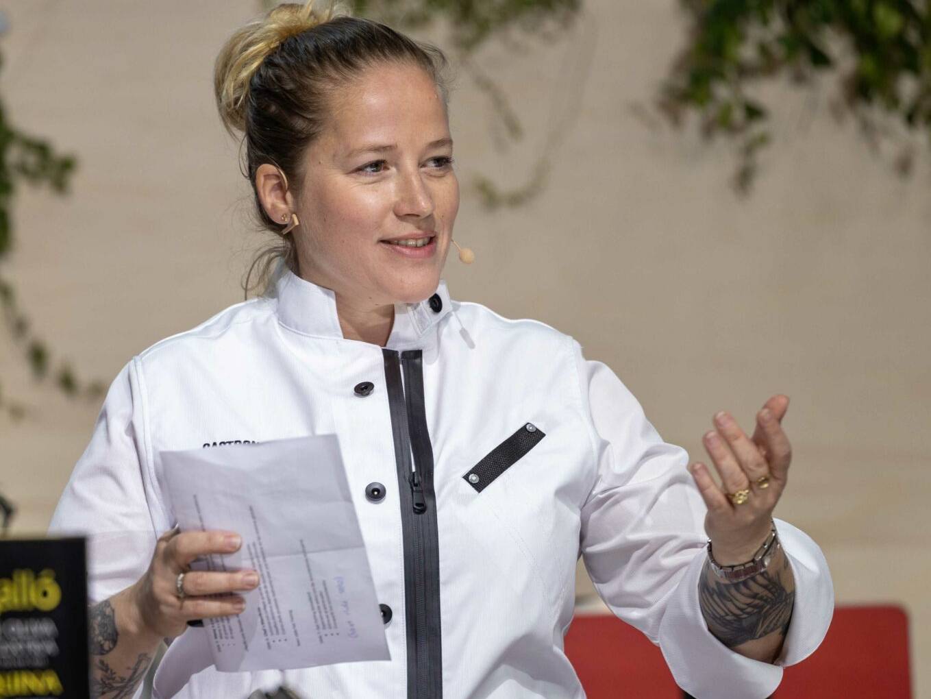 Kamilla Seidler, chef del restaurante danés Lola, en el Gastronomic Forum de Barcelona.