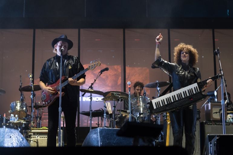 Win Butler y Regine Chassagne, de Arcade Fire, en el Primavera Sound 2017.