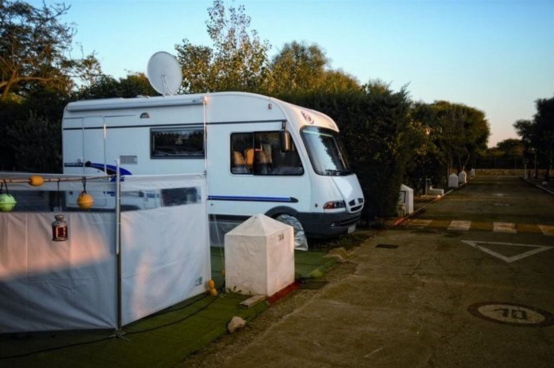 Uno de los campings en la provincia